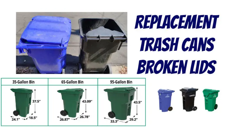 Homebuyers Knowledge Broken Trash can lids and recycle containers in San Diego